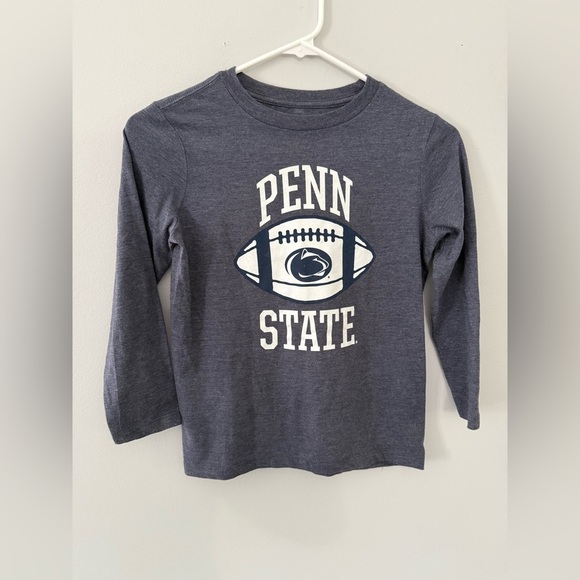 Penn State Football PSU Long Sleeve T-shirt Navy Blue White Kids Size S - Picture 2 of 6